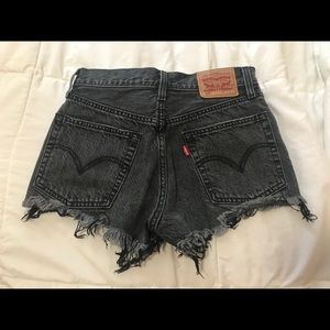 Mid Rise Levi Shorts